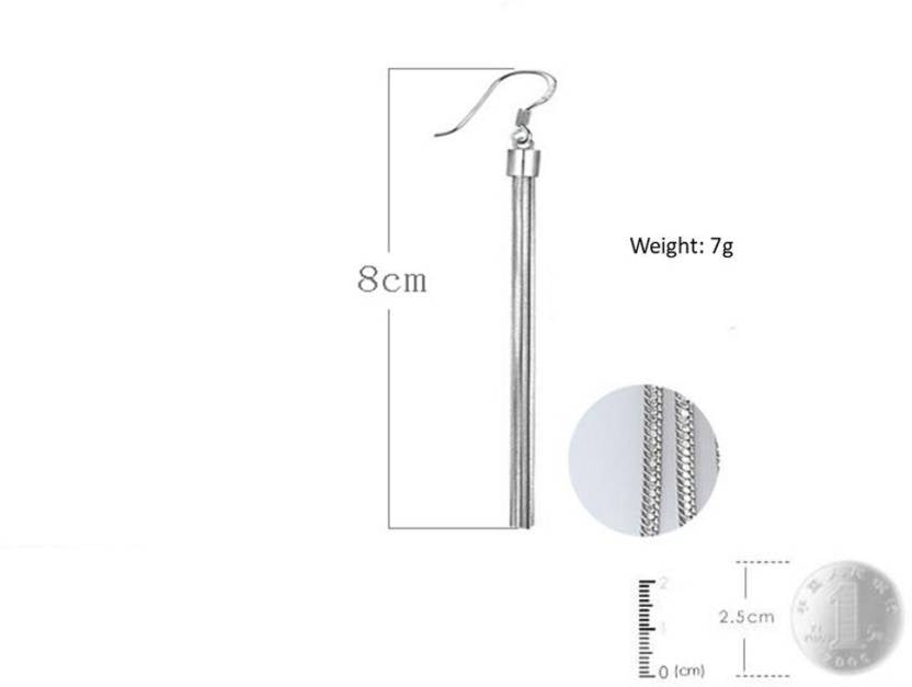 Buy Minimalist Long Bar Hook Dangle Earrings Simple Gold Silver Plated Thin  Stick Drop Earrings for Women Girls Fashion Jewelry (C:Thin bar/gold) at  Amazon.in